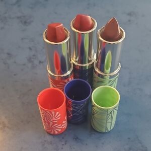 Clinique Trio Lipstick Set with Decorative Caps